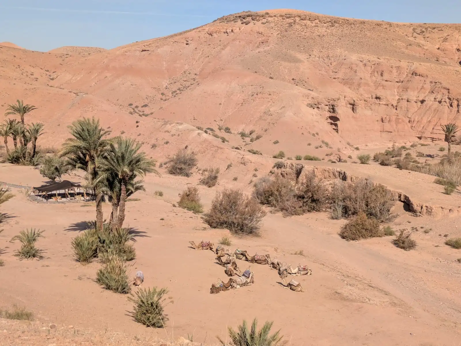 Agafay Desert panorama
