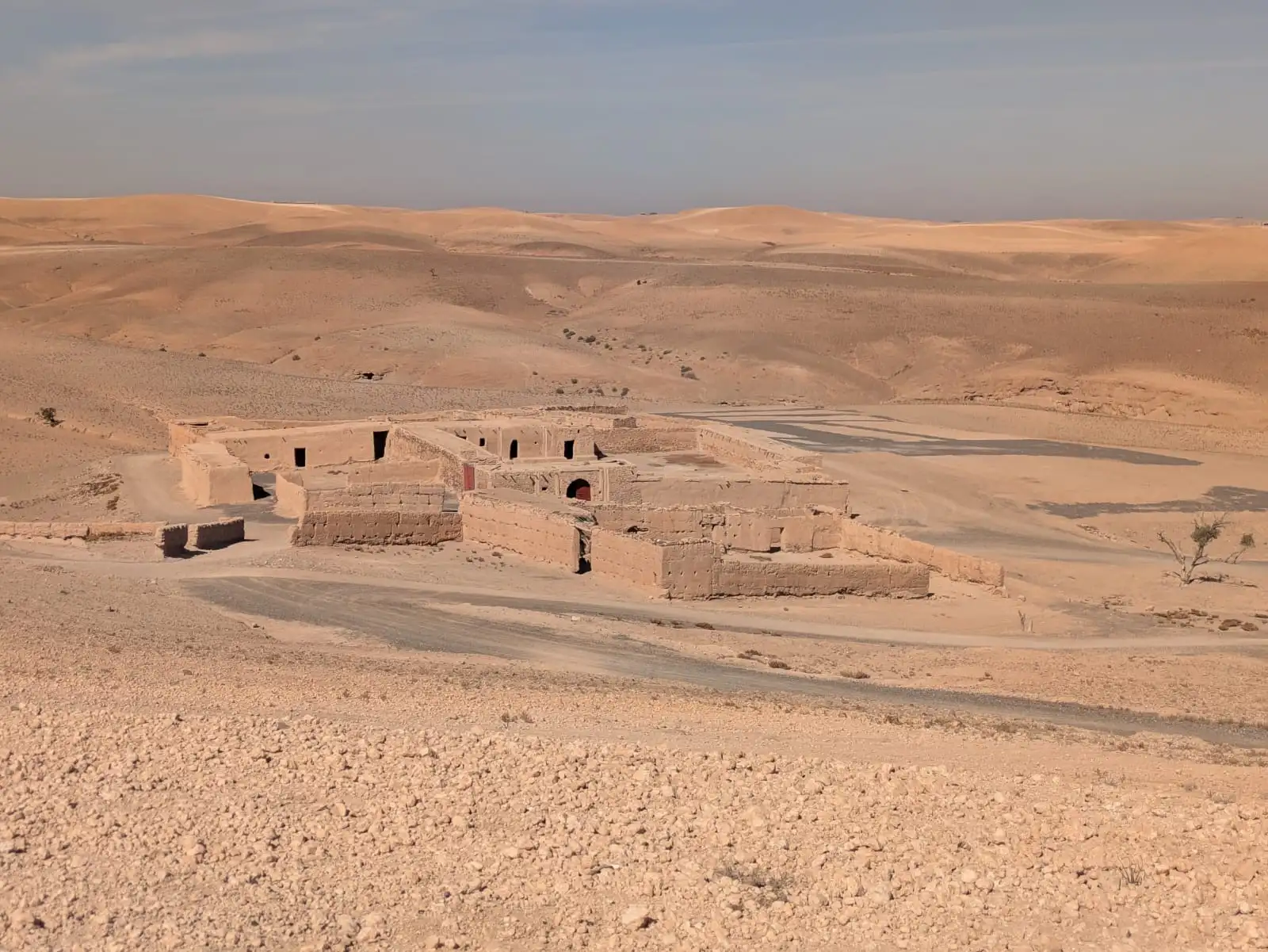 Vista panorámica del Desierto de Agafay