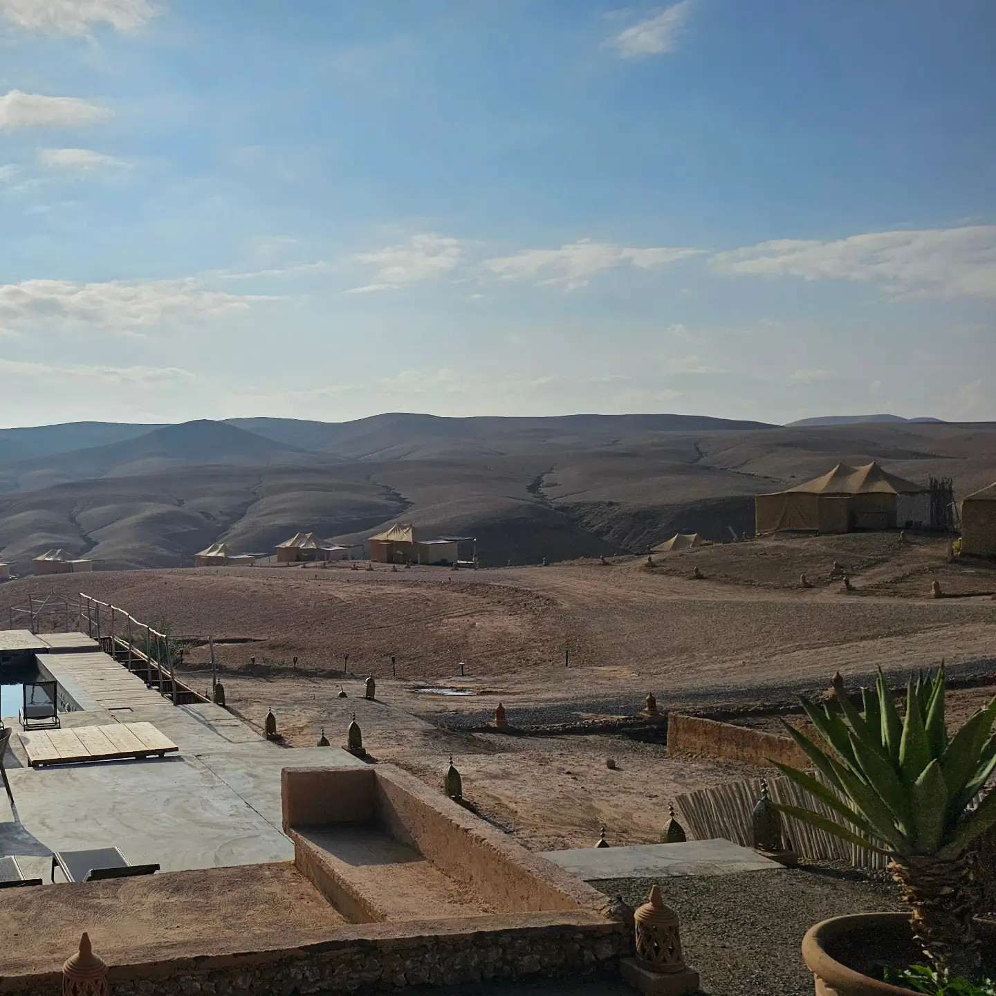 Paisaje del Desierto de Agafay